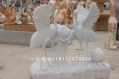 仙鶴獻仙桃石雕仙鶴獻桃石雕圖片_高清圖_細節(jié)圖
