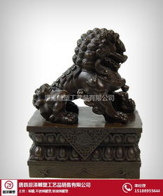 咸寧鎮宅銅獅子工藝品 恩澤雕塑