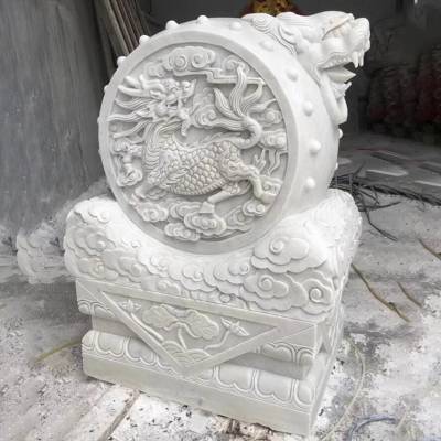 廠家批發石雕抱鼓 仿古石雕門墩 青石抱鼓門口擺件