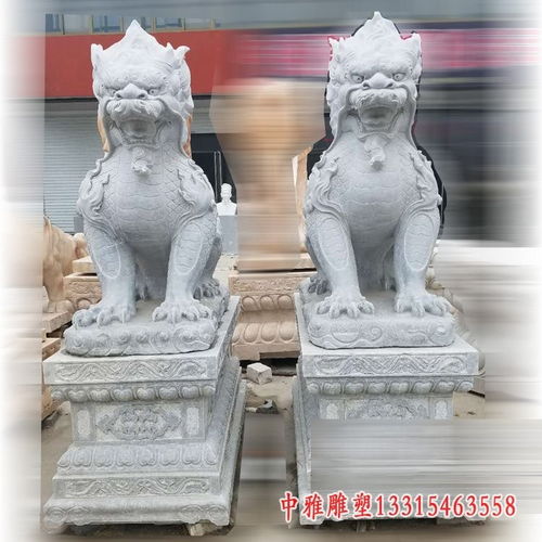 石頭神獸麒麟 哈爾濱大理石雕塑麒麟制作廠