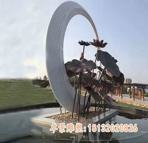 圓環雕塑鏤空不銹鋼圓圈雕塑 周口白鋼圓環雕塑生產廠家
