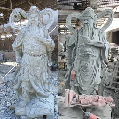 大型石雕關(guān)公像 石雕關(guān)公雕塑廠家