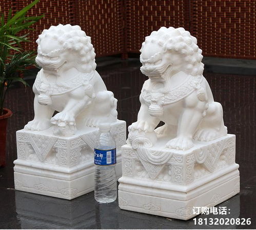 石雕動(dòng)物石獅子 房地產(chǎn)漢白玉獅子雕塑